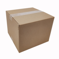 Boîtes en papier cartons ondulés à paroi unique de 25*25*20cm avec impression personnalisée Boîte d'emballage économique carrée de conception de logo personnalisé