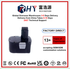 Bateria de Ferramenta Elétrica RHY Marca Russa 12V Ni-CD Ni-MH INT12 Substituição 12V 1.5AH 2.0AH 2.5AH 3.0AH para EB12 H12 TNT12 - Product Image 1