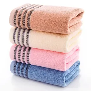 SENQI 供应可用的对接面巾亚马逊热卖 100% 棉非常软可重复使用的自定义标志家庭面巾