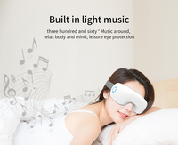 Drahtloses elektrisches intelligentes Augen massage gerät Stress therapie Beruhigende Musik Vibration Luftdruck Wärme kompression Entspannen Komfortabel