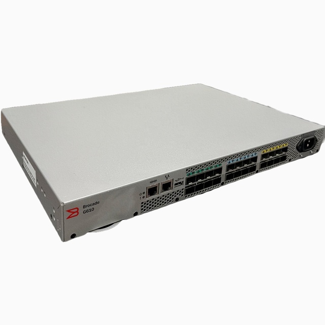High Quality Brocade G610 San Switch 24x32G Ports Fibre Channel Switch 32Gb/s BR-G610-24-32G