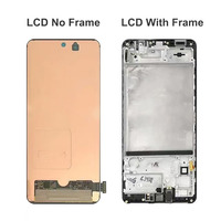 Yedek ekran Lcd cep telefonu ekran Samsung Galaxy M54 5G M546 F54 sayısallaştırıcı meclisi ile LCD ekran çerçeve