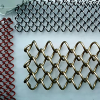 Cloisons décoratives en maille métallique personnalisables Yuchen, élégantes décorations architecturales en maille métallique