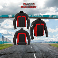 Veste de sport épaisse pour homme, coupe-vent, à manches courtes, avec broderie 3D en relief, style F1, 300g en coton de haute qualité