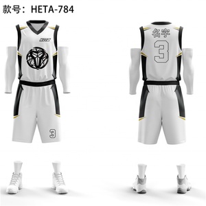 Uniformes de Baloncesto Personalizados al por Mayor, Camisetas de Baloncesto Lisas con Logotipo, Conjuntos de Uniformes Transpirables - Product Image 6
