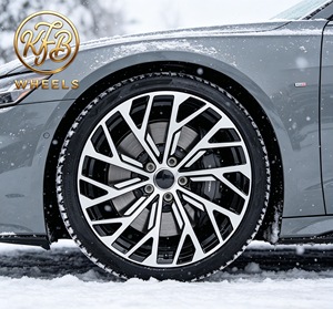 Rines KFB de Aleación Forjada Plateada para <span class=keywords><strong>BMW</strong></span> M4, Audi S5, Mercedes C43 AMG, Ligeros, Diseño Premium Estilo <span class=keywords><strong>Invierno</strong></span> - Product Image 2