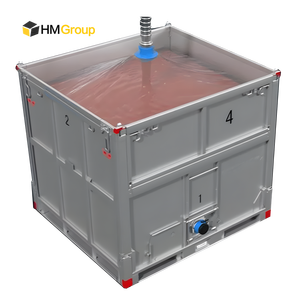 Vô trùng trái cây tập trung tái sử dụng Tuổi thọ dài lưu trữ có thể gập lại industria kim loại thùng hộp - Product Image 4