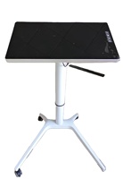 Écran POE Bureau roulant pour ordinateur portable Écran tactile réglable en hauteur Tables ST-400 tactile de 24 pouces pupitre mobile