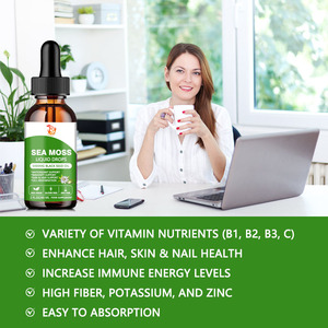 Well body OEM/ODM Sea Moss Liquid Drops with Burdock Bladderwrack for Healthy Digestive Support Powerful Detox Drops - Product Image 5