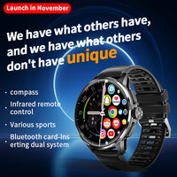 Global Net Yeni Android Akıllı Saat Silika Jel 4G/5G SIM Kart Döner Kamera AMOLED Ekran GPS Fitness Takip Cihazı 4 Gün Pil Ömrü