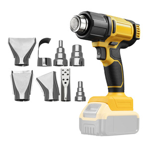 <span class=keywords><strong>Pistolet</strong></span> thermique portable haute puissance <span class=keywords><strong>à</strong></span> affichage numérique, <span class=keywords><strong>sans</strong></span> <span class=keywords><strong>fil</strong></span>, <span class=keywords><strong>à</strong></span> température réglable, rechargeable, pour film thermorétractable, au lithium-ion - Product Image 6