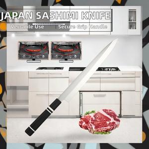 Cuchillo de chef japonés moderno de 10.6 pulgadas para sashimi, con hoja de acero al carbono y mango antideslizante G10 - Product Image 2