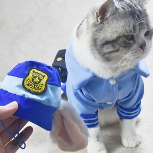 Costume de cosplay Judy pour chat Zootopia, uniforme de police pour animaux de compagnie, tenue créative à deux pattes toutes saisons - Product Image 1