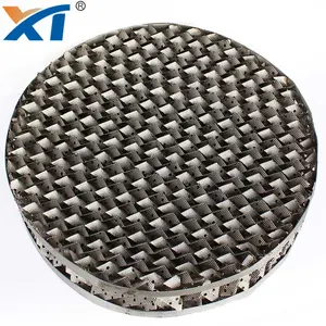 Perforated Plate Corrugated Packing 125Y 250Y 350Y Wire Gauze Metal Structured Tower Packing for Cooling Tower