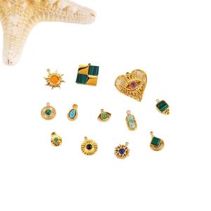 Colgante de Letra Burbuja DIY de Cobre Clásico Hecho a Mano con 26 Letras Inglesas, Accesorios de Joyería de Moda - Product Image 1