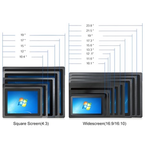 Bảng điều khiển gắn kết ip65 cảm ứng công nghiệp aio pc i3/i5/i7 4g + 128g 10.4/12/13.3/15/17/19/21.5 inch cảm ứng điện dung công nghiệp pc - Product Image 2