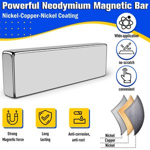 Nhà cung cấp bán buôn vật liệu từ tính nam châm mạnh mẽ tùy chỉnh N55 N52 Nam châm Neodymium - Product Image 2