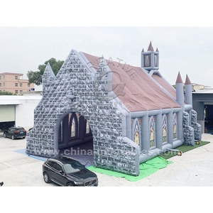 Grado comercial <span class=keywords><strong>2021</strong></span> IAAPA Casa embrujada inflable comercial de Halloween, sala de escape inflable - Product Image 2