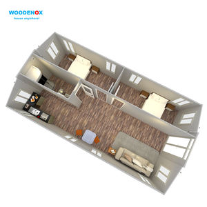 Chinesische Fertighäuser 20ft 40ft 3-Zimmer Erweiterbares Containerhaus - Product Image 6