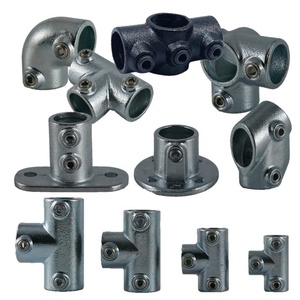Colliers de serrage pour tubes de 1 pouce (33,7 mm), colliers de serrage en acier pour tubes, colliers de serrage à clé pour garde-corps - Product Image 1