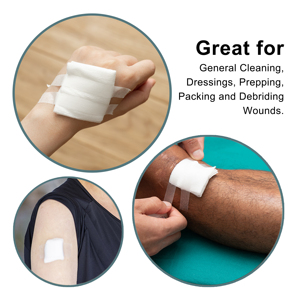 Tiêu chuẩn giá cả cạnh tranh không dệt vô trùng gạc miếng vô trùng gạc miếng bọt biển cho vết thương - Product Image 6