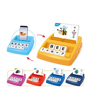 Juguetes Educativos de Plástico para Niños, 2 en 1, para Contar Palabras en Inglés, Combinar Letras y Deletrear, Color Amarillo, 18.5CM - Product Image 2