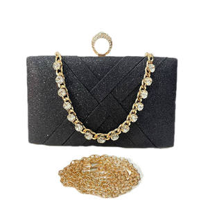 2026 Luxury Fashion Woven Diamond Chain Handle Evening Bag Women's Party <b>Wedding</b> <b>Clutch</b> Handbag Elegant Dress Cross Body Bag - Product Image 5