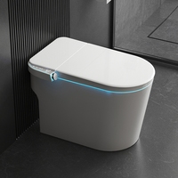 WC intelligent en céramique Health Life avec télécommande, siège chauffant, design luxueux - Nettoyage automatique pour salle de bain