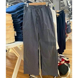 <span class=keywords><strong>Pantalon</strong></span> large décontracté pour <span class=keywords><strong>femme</strong></span>, style vintage, séchage rapide, taille élastique, <span class=keywords><strong>bleu</strong></span> <span class=keywords><strong>marine</strong></span> uni, coupe droite, avec cordon de serrage, effet amincissant - Product Image 2