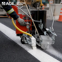 Machine de marquage routier thermoplastique à poussée manuelle AC-HPT