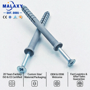 บริการ OEM/ODM ของ Malaxy  น็อตยึดคอนกรีตแบบเจาะเกลียวปลายแหลม ขยายได้ ทำจากไนลอนและสแตนเลส 304 - Product Image 3