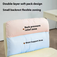 Table et chaise de bureau réglables en hauteur, élégantes, sans accoudoirs, pour la chambre à coucher, le maquillage, les jambes croisées, avec roulettes