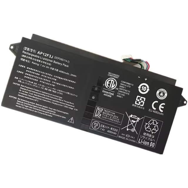 AP12F3J Li-Polymer Laptop Battery for Acer Aspire S7-391 MS2364 2ICP3/65/114-2 KT.00403.009 in Stock