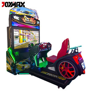 Simulateur de course automobile vidéo d'arcade dynamique <span class=keywords><strong>Hurricane</strong></span> de 55 pouces à monnayeur pour adultes, pour centre de jeux - Product Image 1