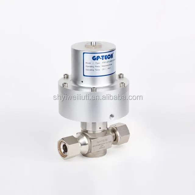Ultra high purity pneumatic bellows valve for specialty gases pipeline online shopping