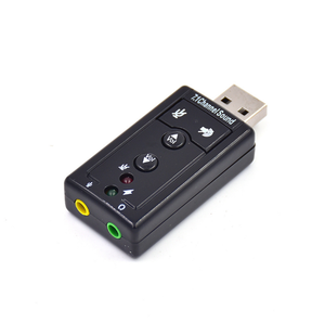 <span class=keywords><strong>Carte</strong></span> <span class=keywords><strong>son</strong></span> externe USB 2.0 haute <span class=keywords><strong>qualité</strong></span> sonore, sans pilote, 7.1, compatible WIN7 - Product Image 1