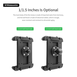 VINmounts 10" Industrial Tablet Holder | 1.5" Ball Base | 360° Swivel | Universal Tablet Compatibility - Product Image 3