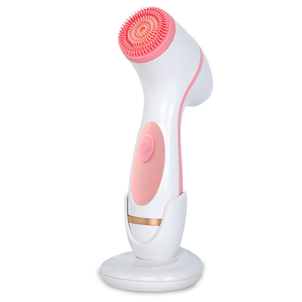 Brosse faciale rose