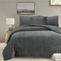 Vente en gros Parure de lit en flanelle épaisse et chaude personnalisée Drap de lit en flanelle polaire Parure de lit pour l'hiver