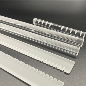 Tùy Chỉnh Chuyên Nghiệp Trong Suốt Thạch Anh Rãnh Que Quang Đánh Bóng Ánh Sáng Hướng Dẫn Thủy Tinh Thạch Anh Que - Product Image 4