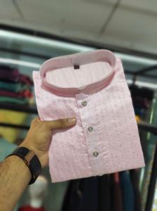 Pijama Kurta de suministro al por mayor en tela de seda Jacquard para ropa de boda y fiesta de proveedor indio - Product Image 4