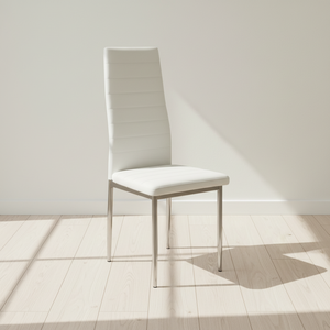 Sillas de Comedor Modernas de Diseño Nuevo con Patas de Metal para Cafetería, Hotel, Cocina, Asiento de Cuero Sintético para Restaurante - Product Image 5