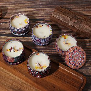 Velas Aromáticas de Cera de Soja em Lata para o Dia dos Namorados e Presentes de Natal, Criativas e com Fragrância - Product Image 4