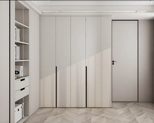 <span class=keywords><strong>Armadio</strong></span> RTA <span class=keywords><strong>con</strong></span> Porta in Vetro Bianco Minimalista, Facile da Montare, <span class=keywords><strong>con</strong></span> Tavolo da Toeletta Integrato e Scaffali, Arredamento per Camera da Letto - Product Image 2
