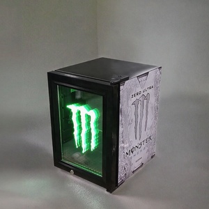 Tốt nhất bán 2025 thương mại Cooler monsterenergy Mini Tủ lạnh 2 cho đồ uống năng lượng cửa kính với Led Logo chuyên nghiệp làm mát - Product Image 4