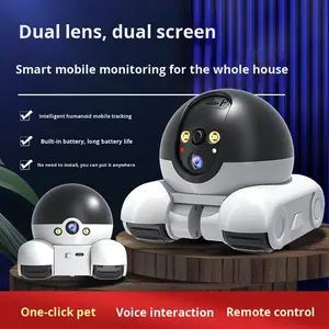 Caméra Robot de Surveillance pour Animaux Domestiques Patrol Buddy avec Suivi IA, 4G HD Sans Fil, Interphone Vocal et Fonction de Jouet pour Animaux à un Clic - Product Image 5