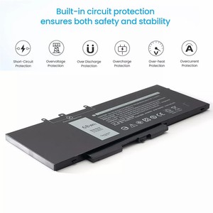 แบตเตอรี่แล็ปท็อป gjknx 68W ใหม่สำหรับ Dell Latitude 5480 5580 5280แม่นยำ15 3520 3530แบตเตอรี่8500 mAh - Product Image 2