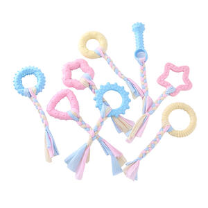 Palle Self-Hi resistenti al morso del giocattolo del molare del cane del TPR per i piccoli cuccioli grandi medi fatti di cotone di gomma in borse imballate - Product Image 5