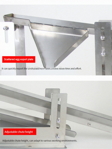 Separatore commerciale di albume e tuorlo 304 acciaio inossidabile macchina per la separazione dei liquidi macchina per la separazione delle uova di gallina d'anatra - Product Image 2