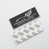 Étiquettes personnalisées en PVC caoutchouc 3D en forme de cœur à coudre, lavables et durables pour vêtements, sacs, chaussures, chapeaux, denim, pantalons, jeans